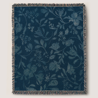 Greystone's Daughter Woven Throw | Indigo