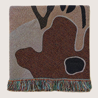 Poppy Woven Throw | Mahogany