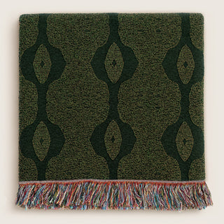 Axel Woven Throw | Olive Moss