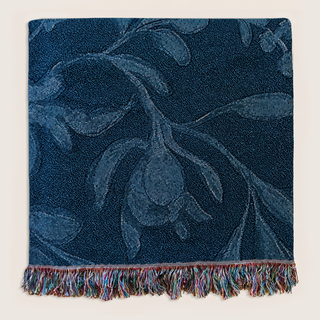 Greystone's Daughter Woven Throw | Indigo