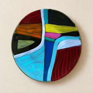 Transit | Hand-Painted Ceramic Plate
