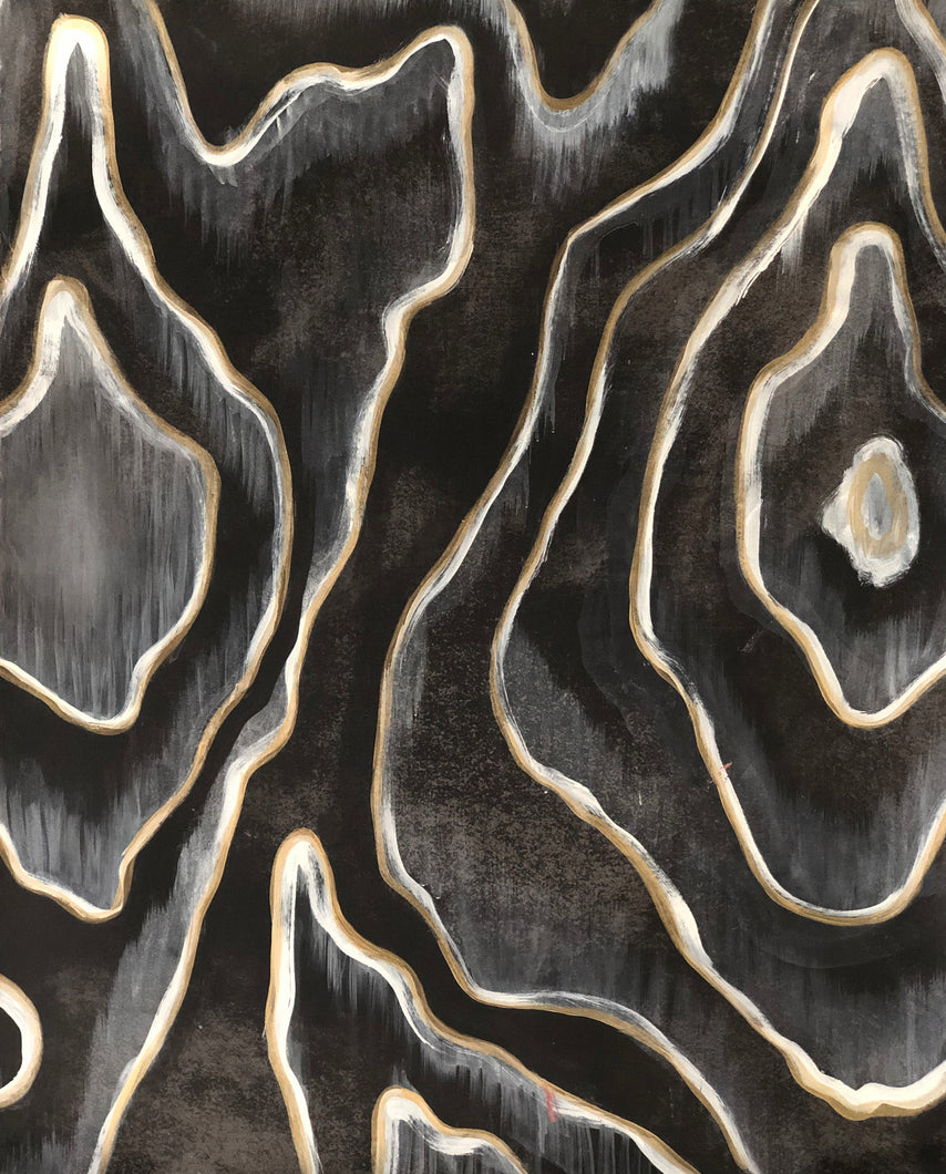 Plywood Pattern in Black